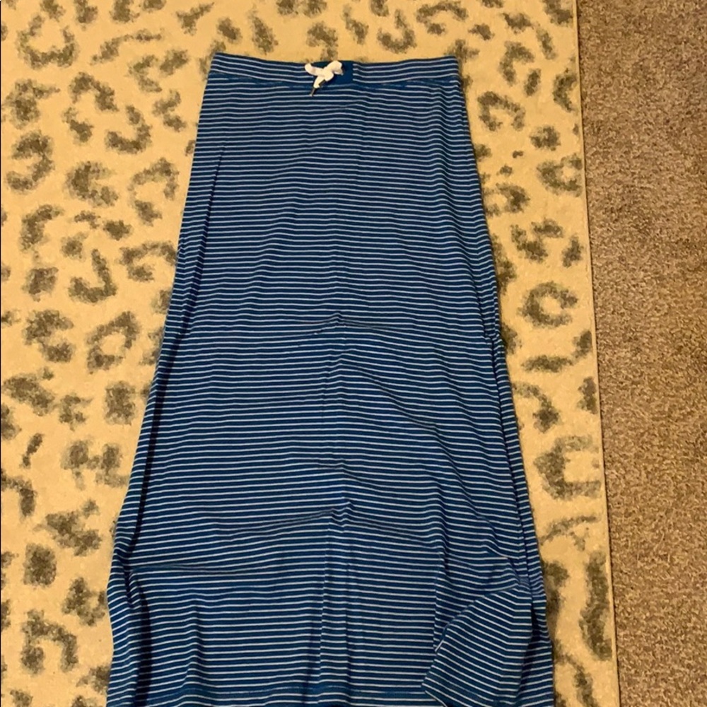 Blue skirt
